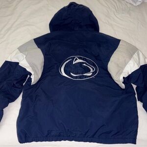 Vintage Starter Penn State Pullover Jacket/Puffer Adult Large